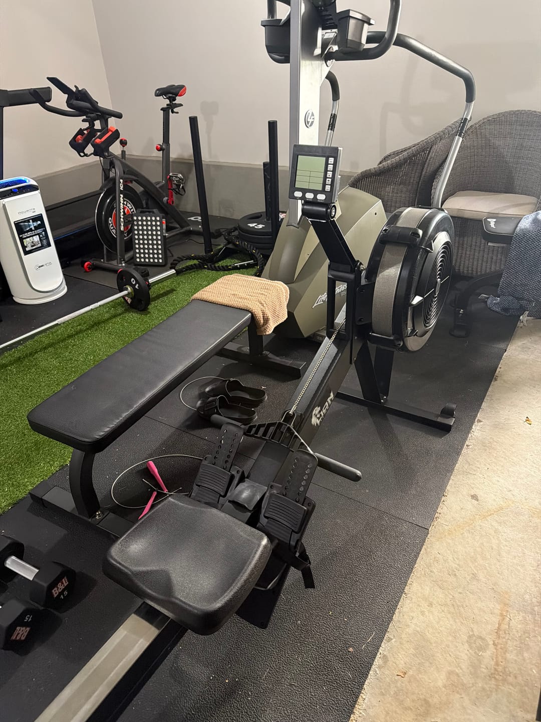 Customer photo review of Rameur à Air C2 Lion Fitness