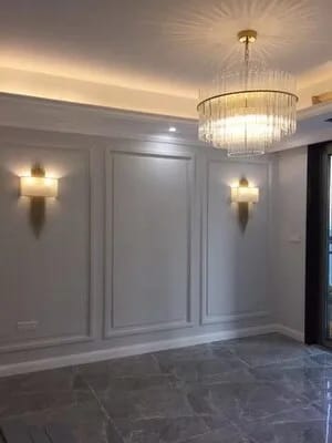 Customer photo review of Glass Rod Cascade Chandelier, Round or Linear, 50–120 cm, LED