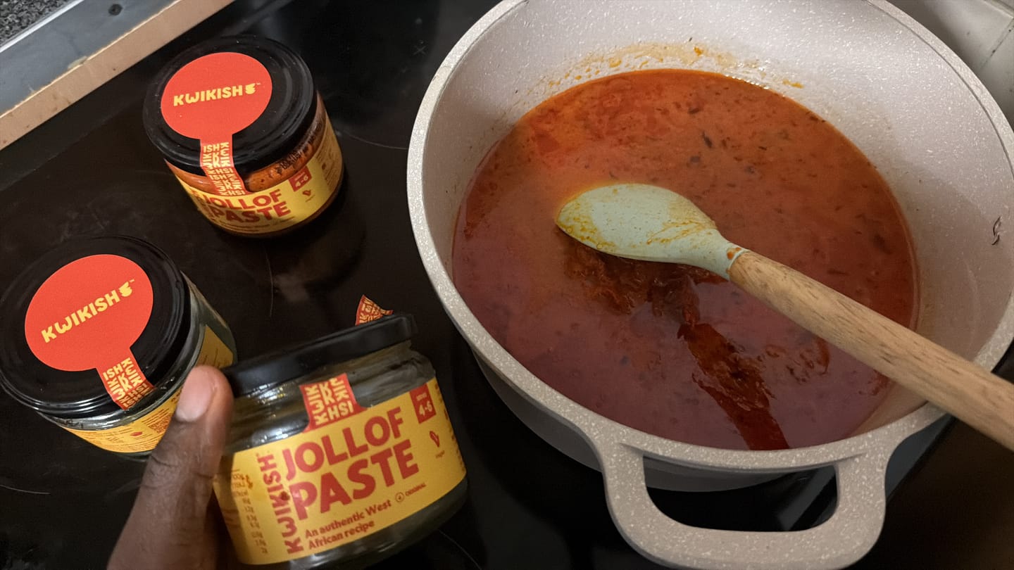 Customer photo review of Kwikish Jollof Paste