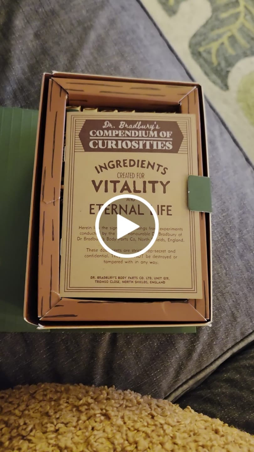 Customer video review of 13 Days of Halloween 'Dr Bradbury's Compendium of Curiosities'