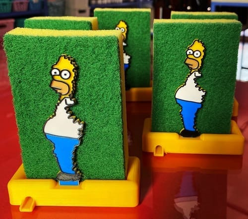 Customer photo review of Homer Sponge Holder