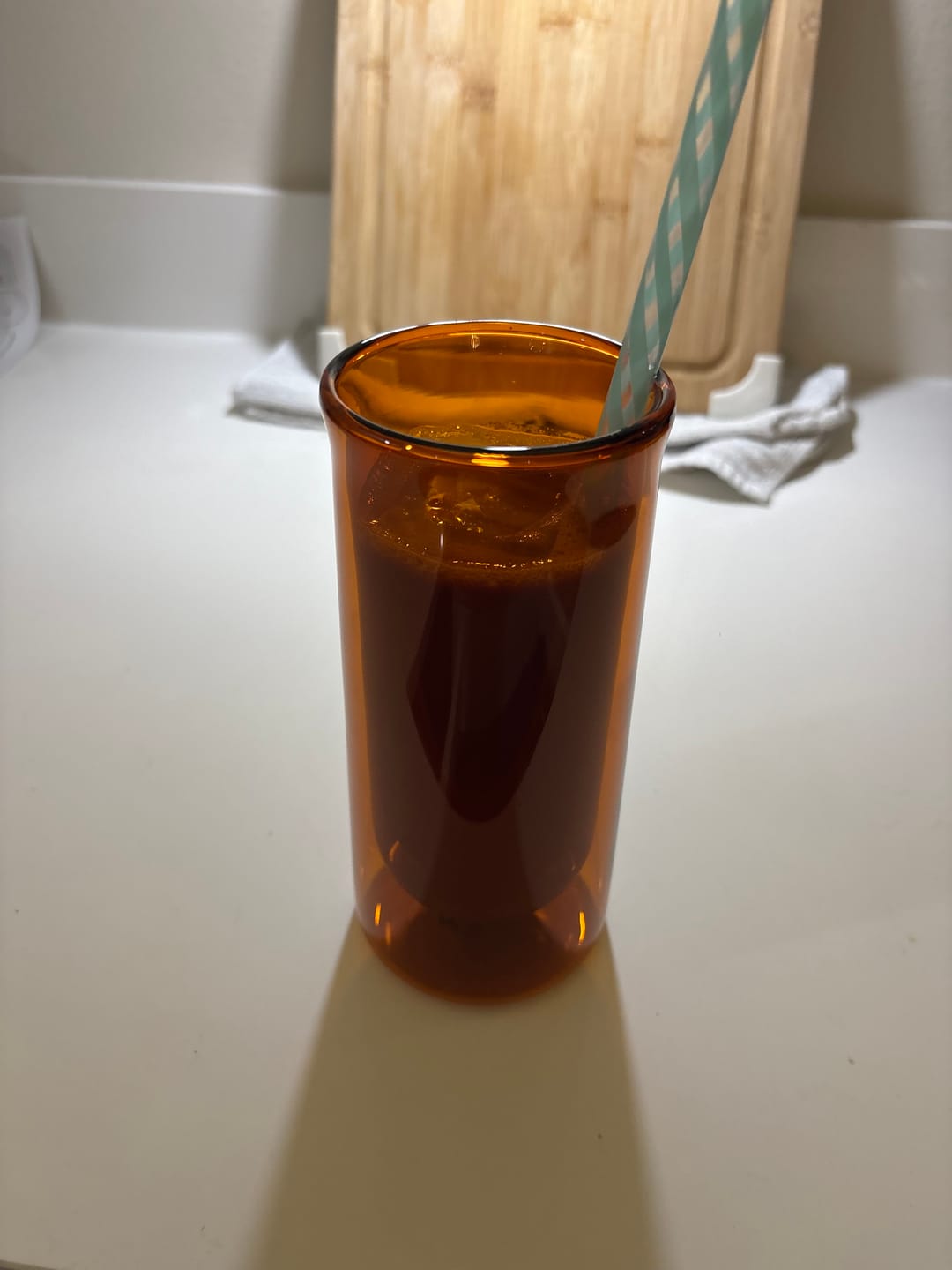 Customer photo review of FLUR Espresso Glasses