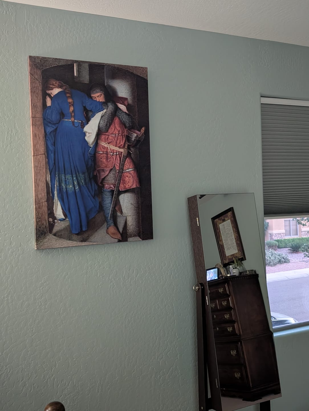 Customer photo review of Hellelil and Hildebrand: The Meeting on the Turret Stairs by Frederic William Burton