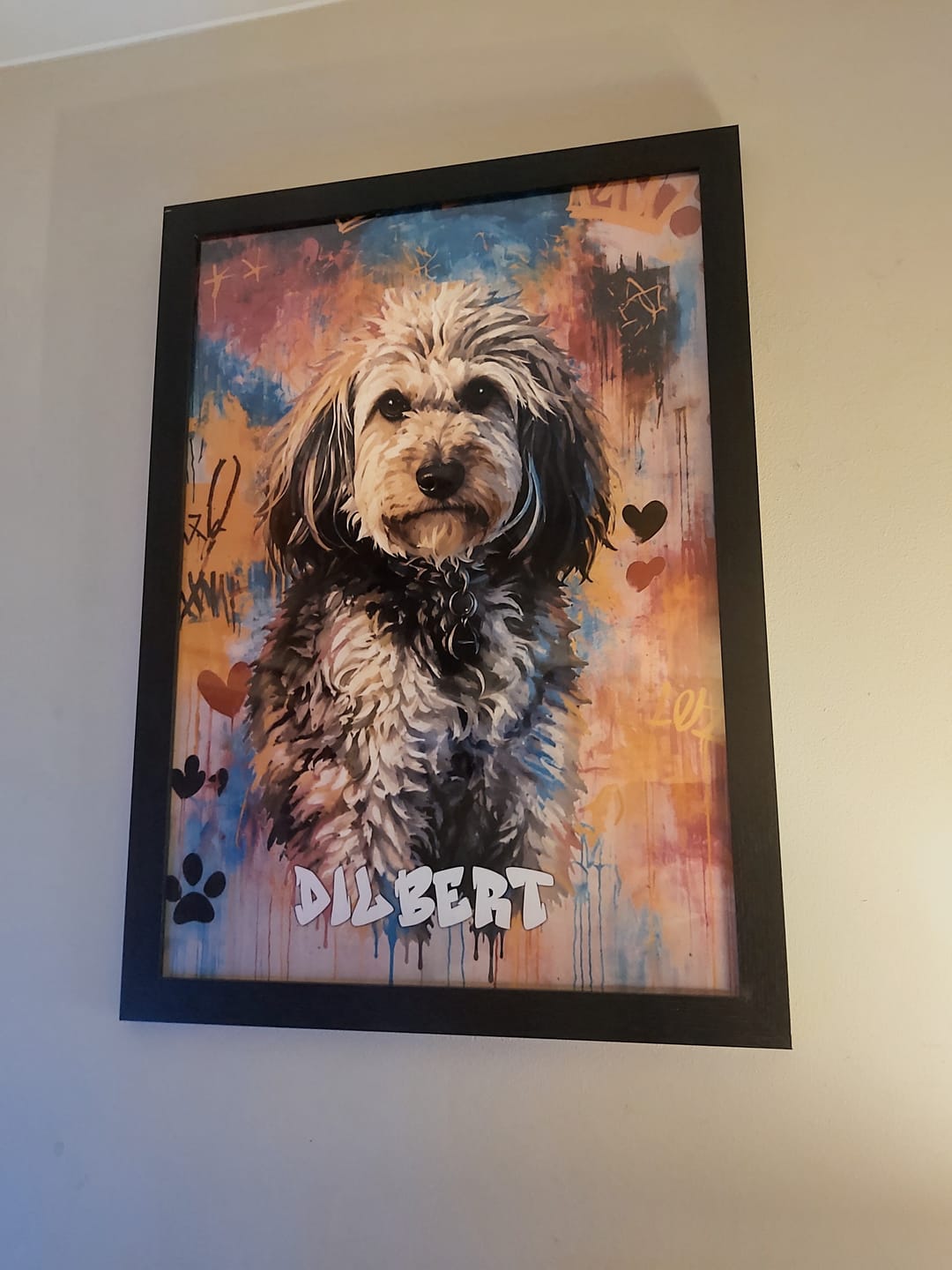 Customer photo review of Personalised Poster - Graffiti
