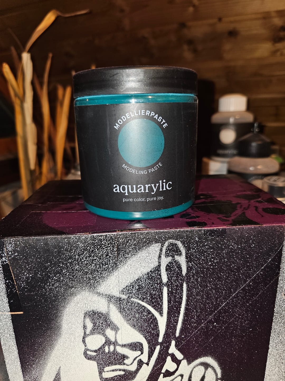 Customer photo review of Modellierpaste Glatt Smaragdblau