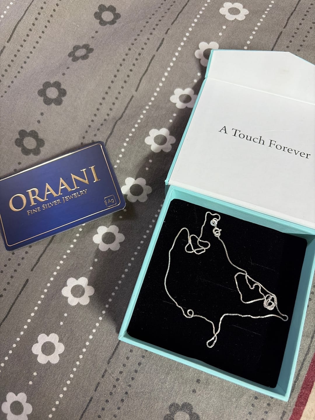 Customer photo review of Silver Box Chain