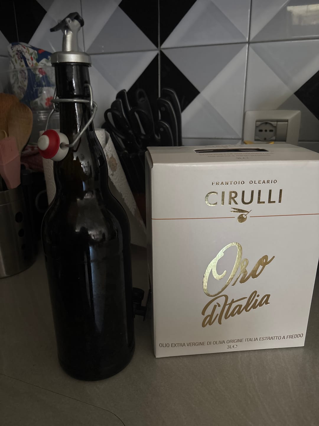 Customer photo review of Bag in box di olio extravergine di oliva • 3 Litri