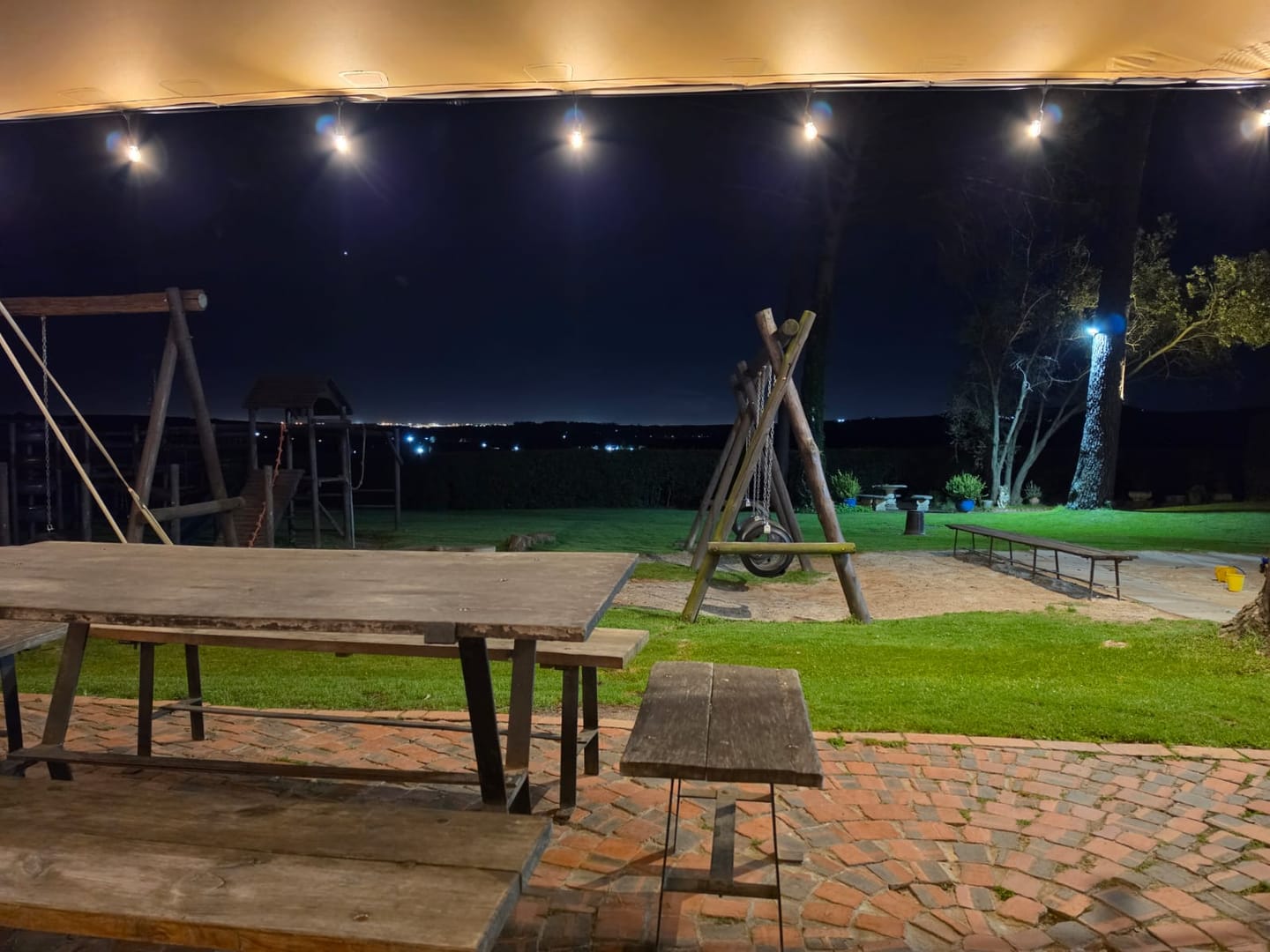 Customer photo review of Weatherproof SMART Dimmer With Remote for Plug-In Festoon Bulb String Lights - 220-240V