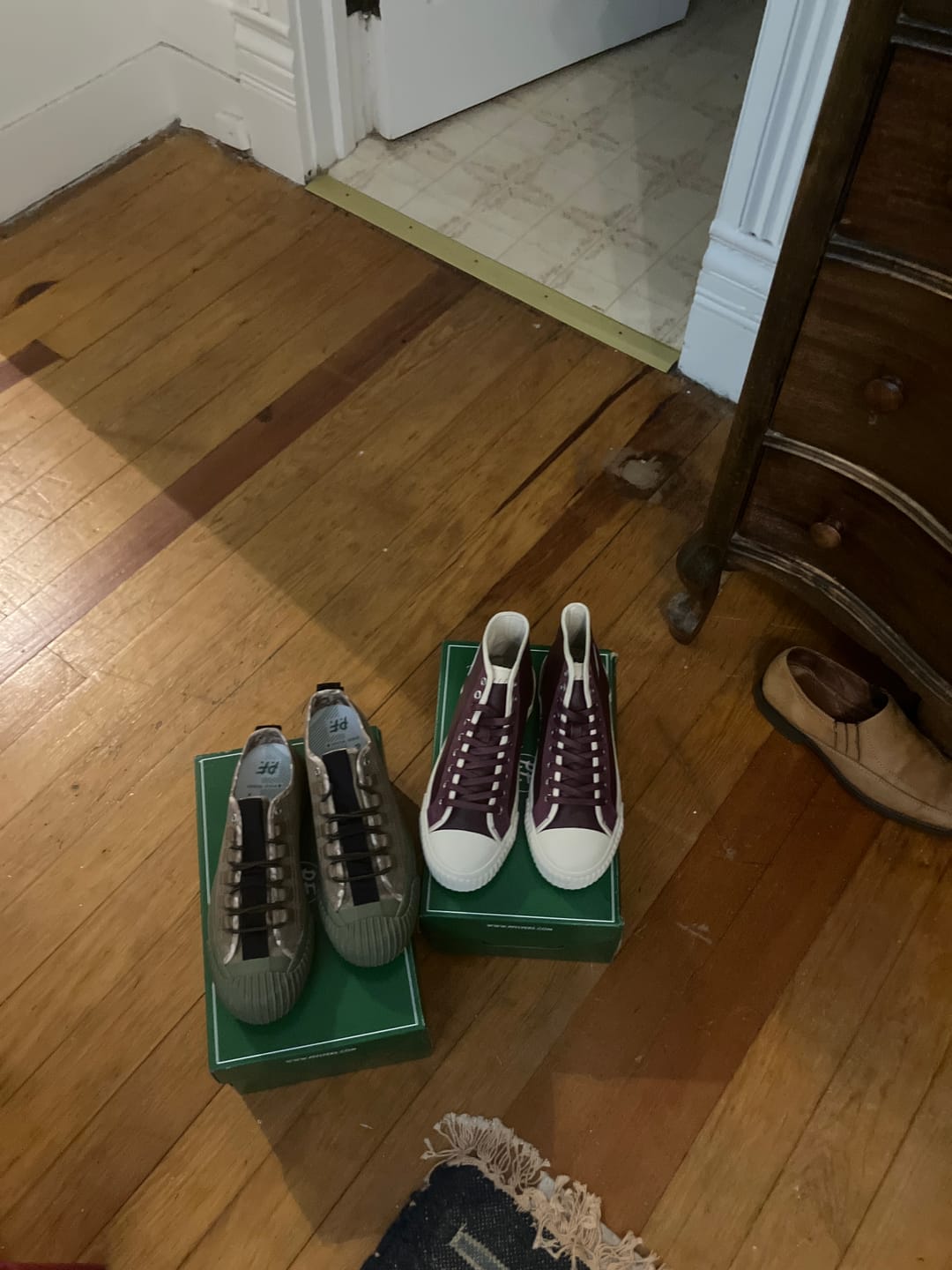 Customer photo review of Grounder BEAMS+ Boot Olive