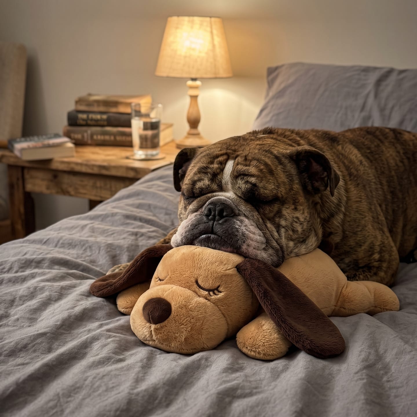 Customer photo review of Heartbeat Pup – Your Dog's Bedtime Buddy