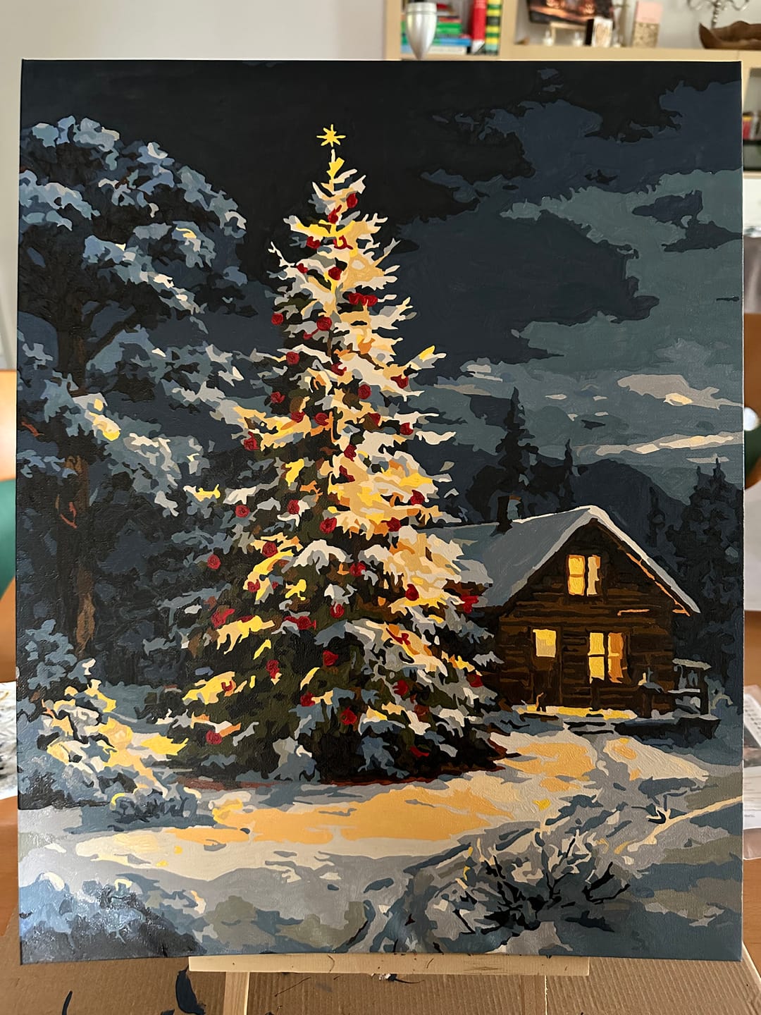 Customer photo review of Malen nach Zahlen - Stille Nacht