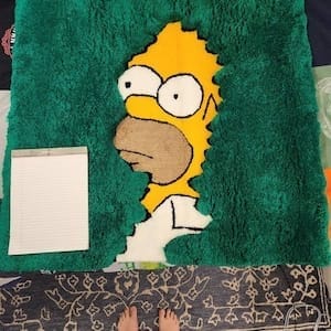 Customer photo review of Fluffy Tufted Homer Rug
