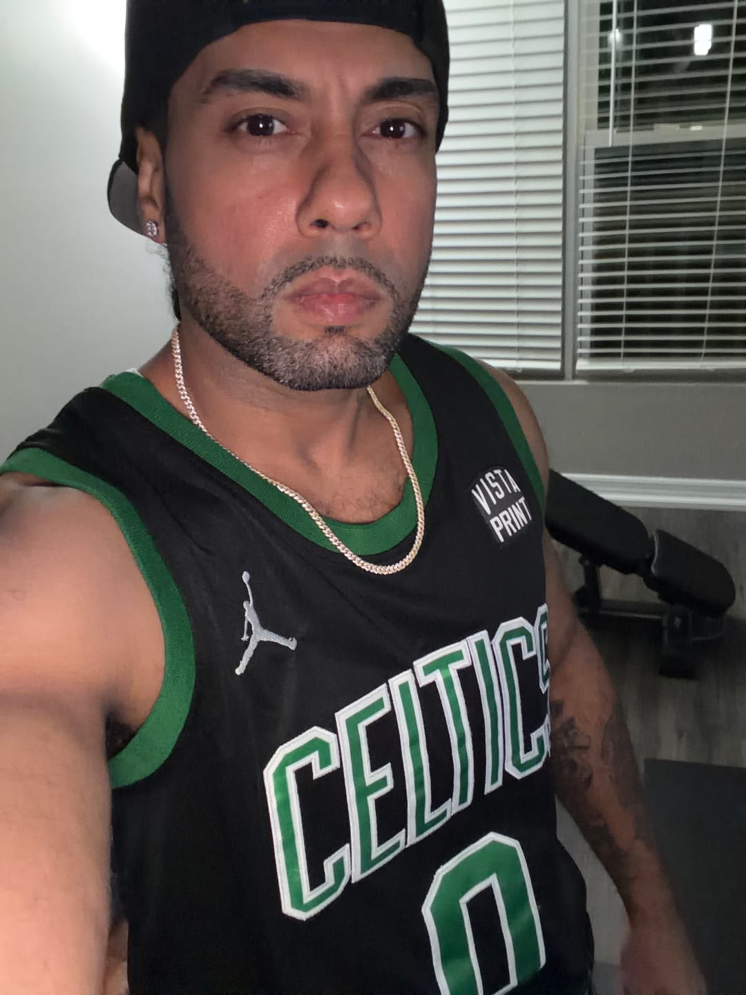 Customer photo review of Jayson Tatum #0 Boston Celtics Black Statement Edition Swingman Jersey