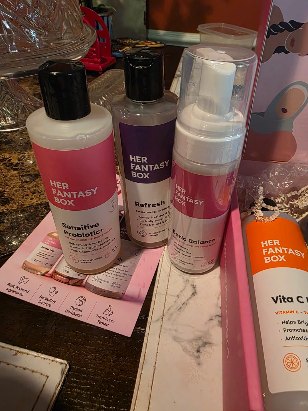Customer photo review of Body Splash - Skin Smoothing Body Oil (Blueberry Créme)