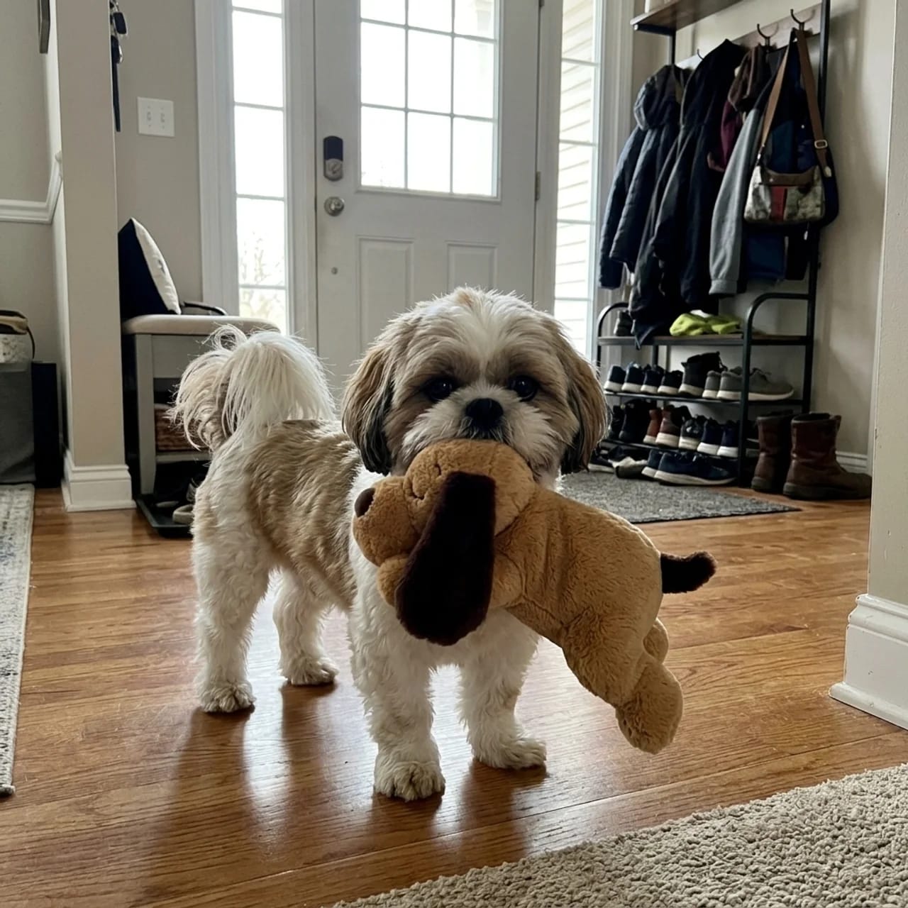 Customer photo review of Heartbeat Pup – Your Dog's Bedtime Buddy