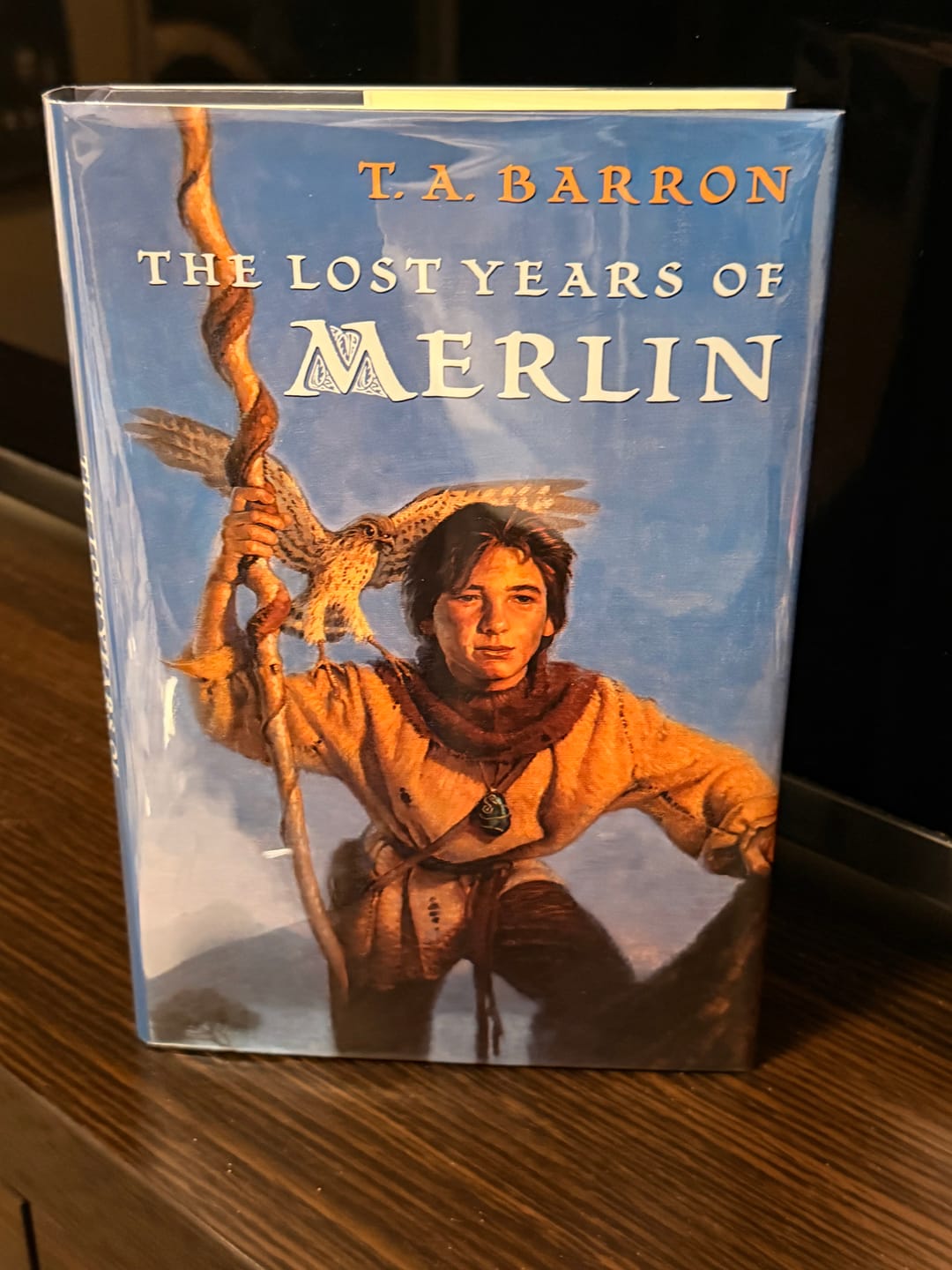 Customer photo review of The Lost Years of Merlin by T.A Barron SIGNED! [FIRST EDITION • FIRST PRINTING] 1996 • Philomel Books