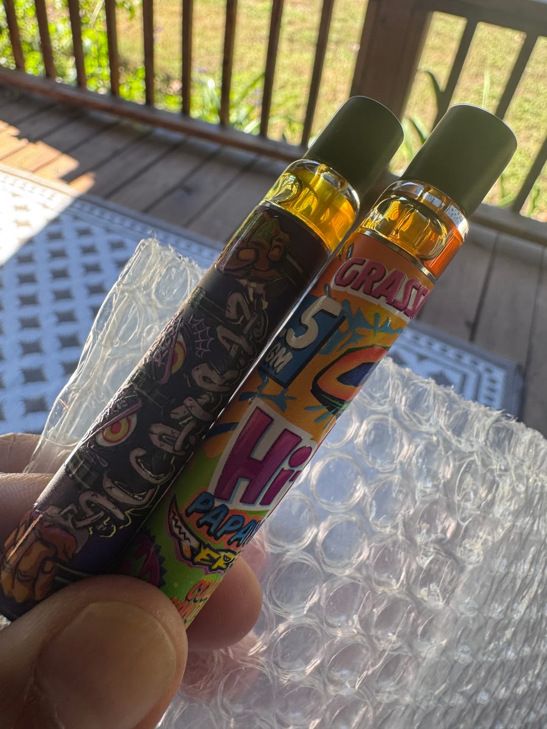Customer photo review of THCA Live Rosin Vape (0.5g)