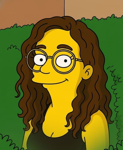 Customer photo review of Custom Simpsons Bush Meme Portrait