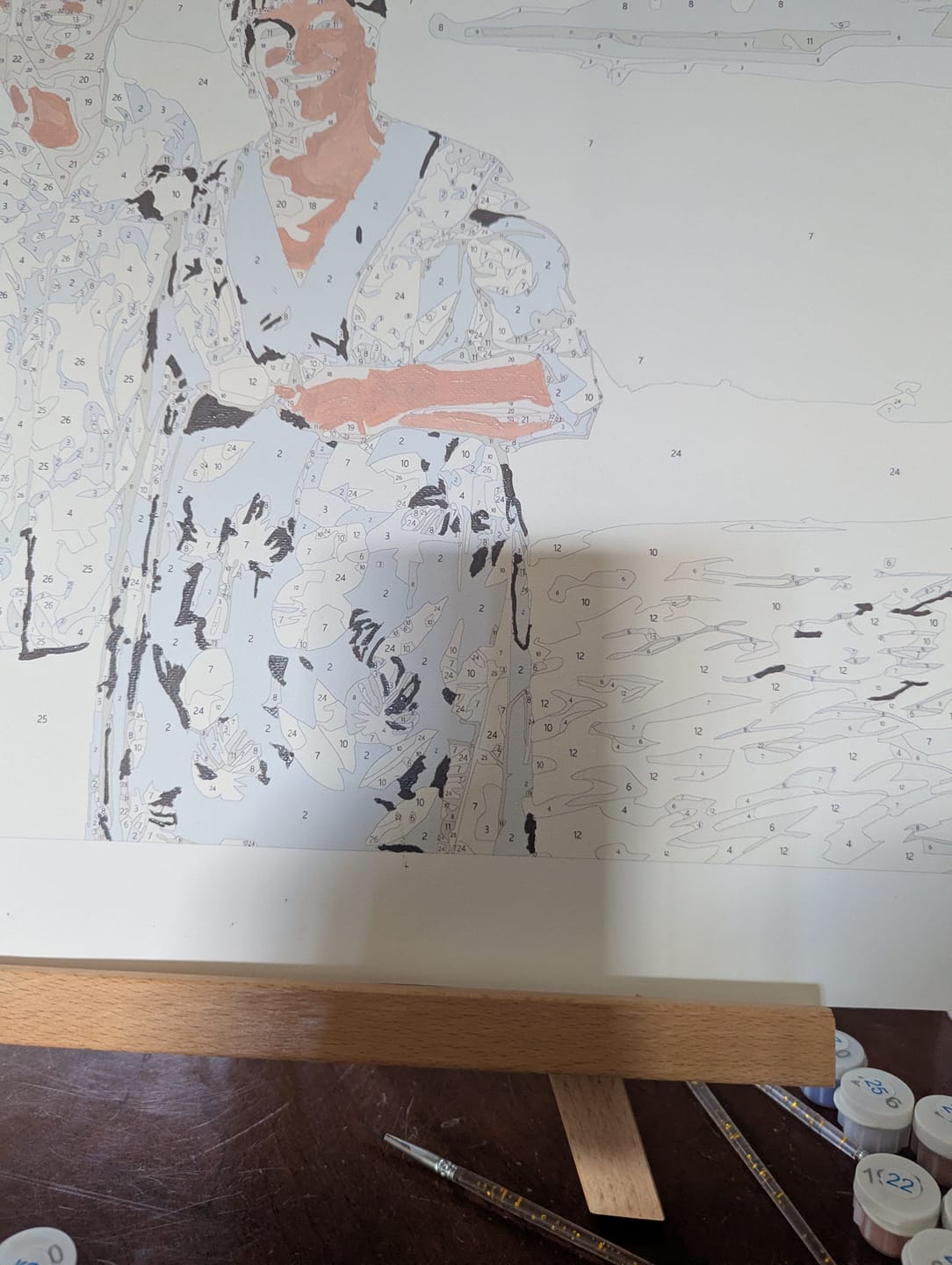 Customer photo review of Custom Kit | Paint by Numbers