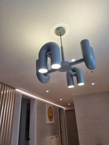 Customer photo review of U-Shaped Arch Chandelier, Integrated LED, 4 to 8 Heads, 60–100 cm