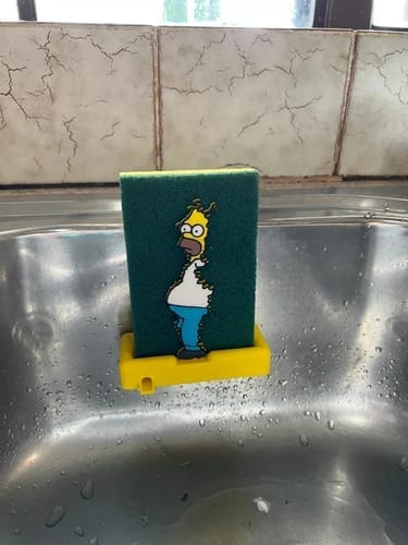 Customer photo review of Homer Sponge Holder
