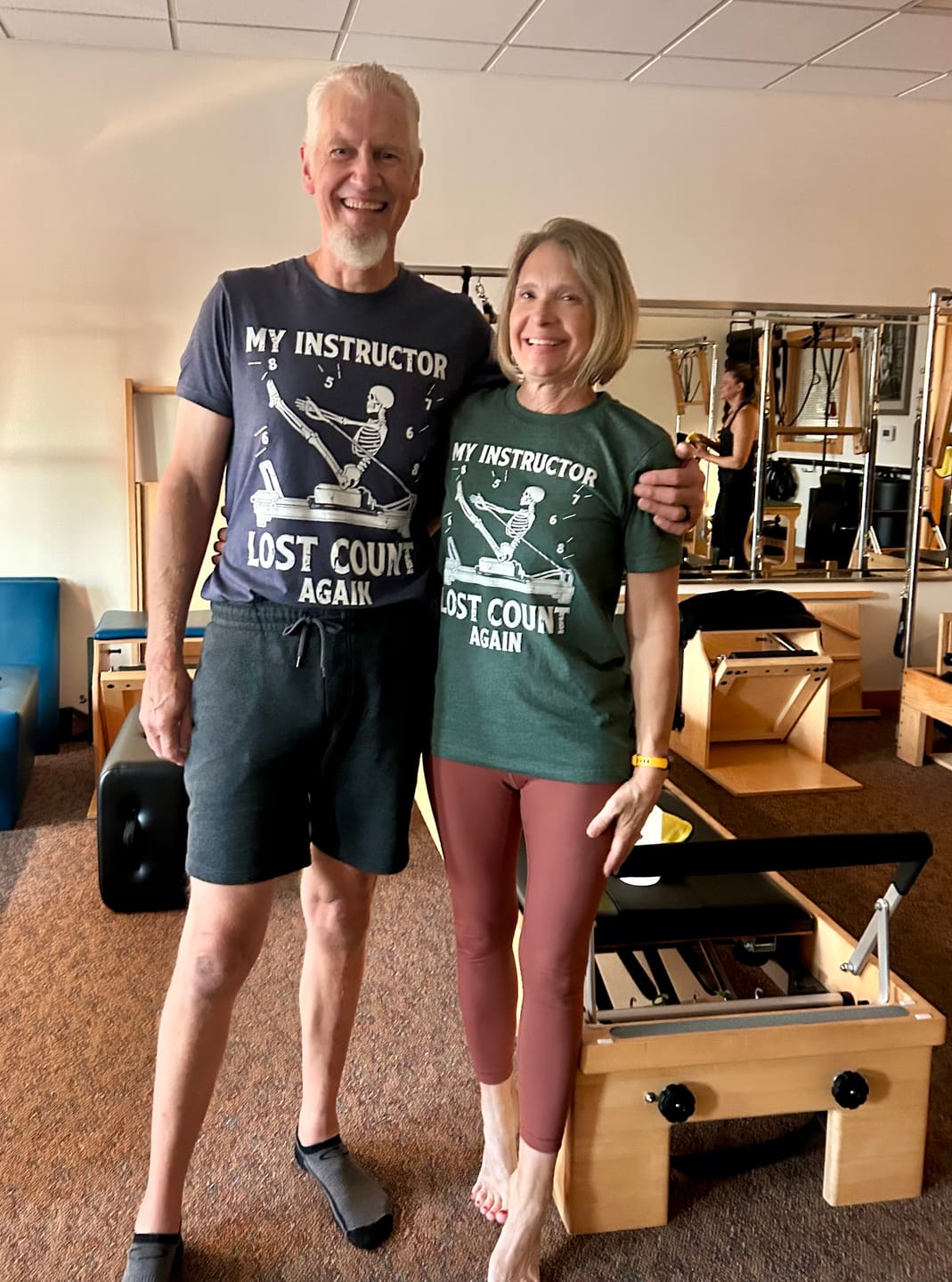 Customer photo review of Instructor Lost Count T-shirt