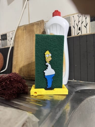 Customer photo review of Homer Sponge Holder