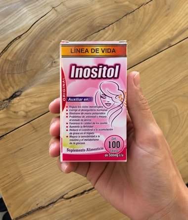 Customer photo review of Inositol | 100 Tabletas de 500 mg