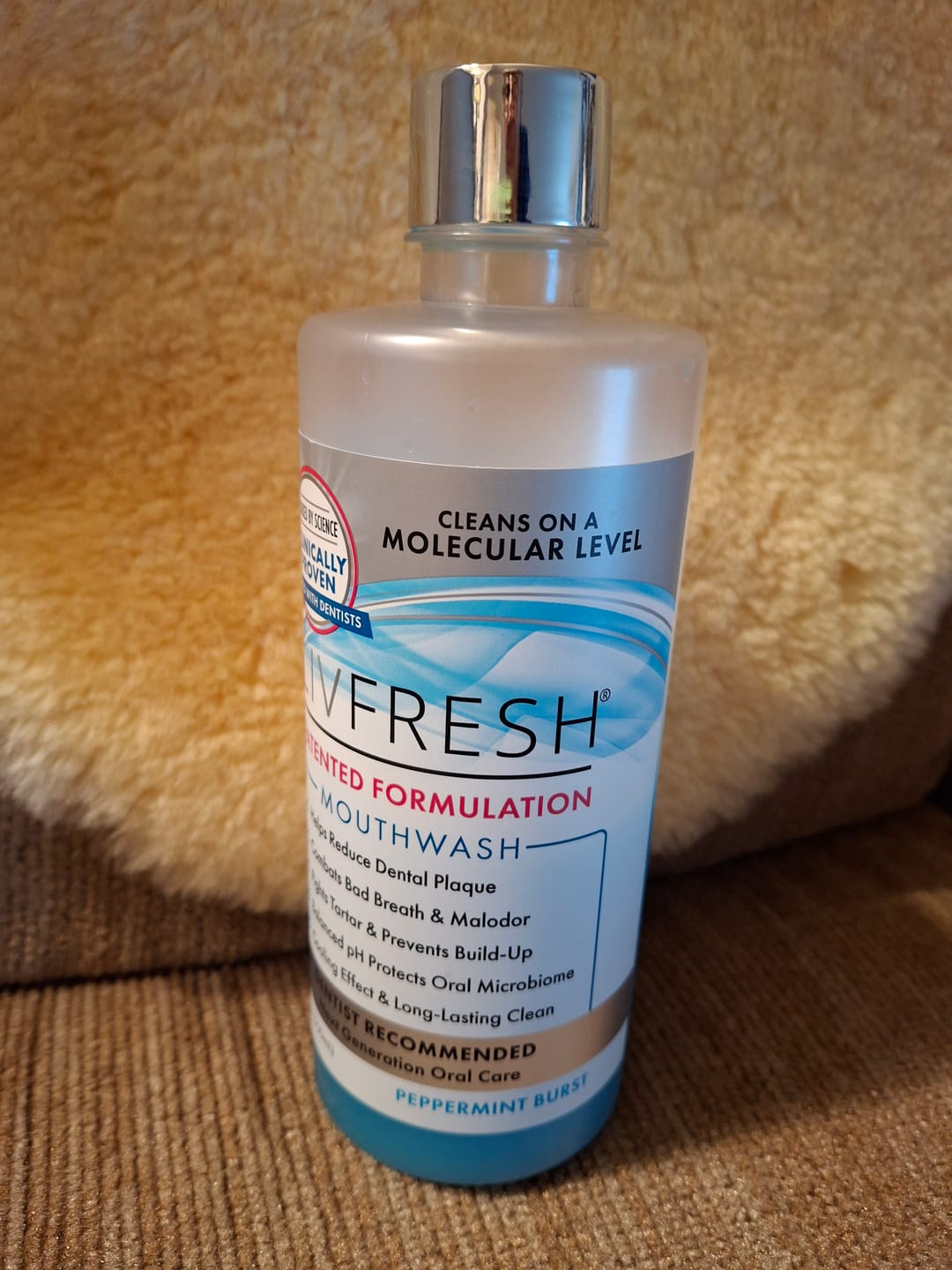 Customer photo review of LIVFRESH Mouthwash - 1 Pack 15% OFF