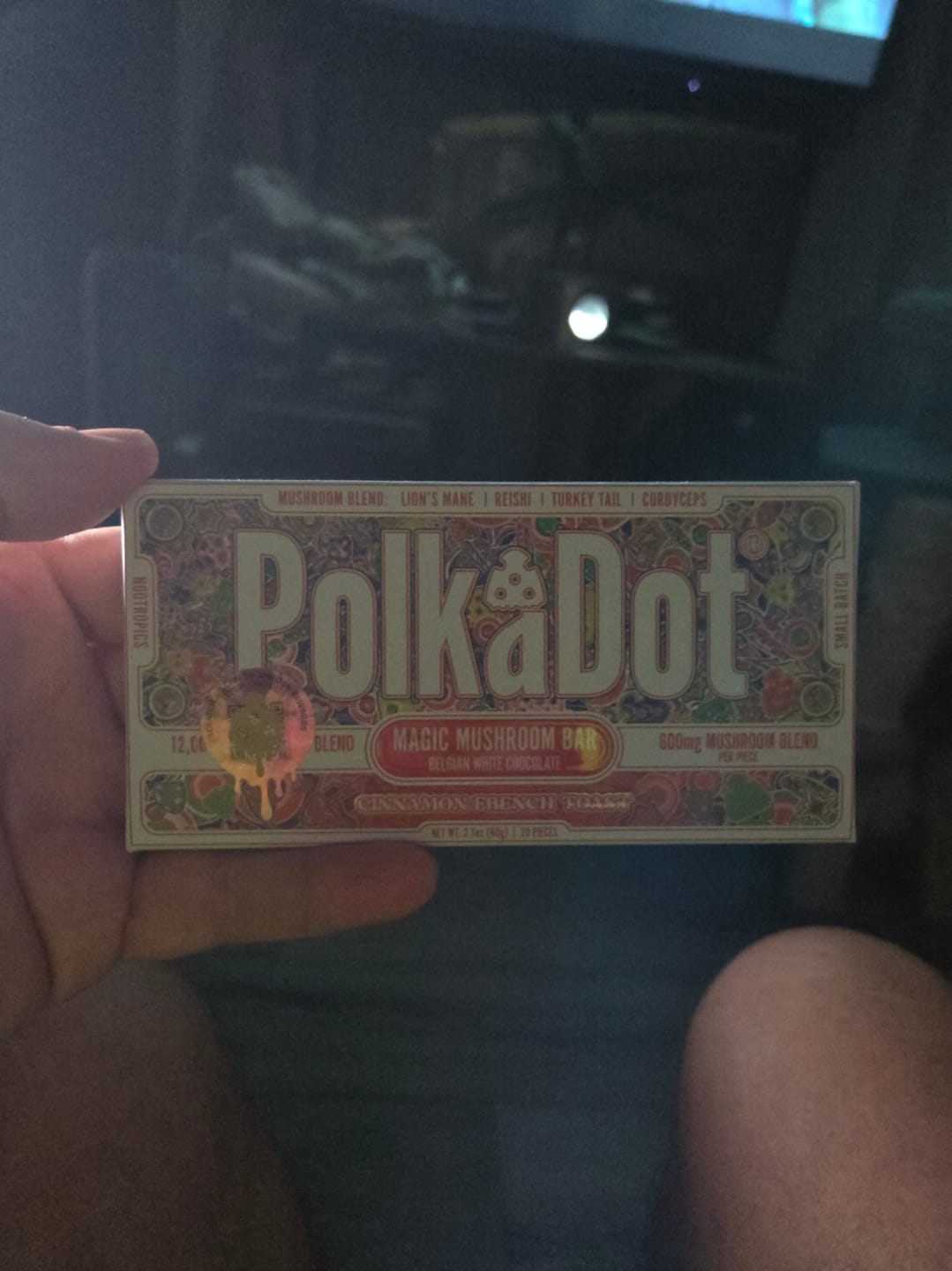 Customer photo review of Cinnamon French Toast Chocolate Bar (12,000 MG)