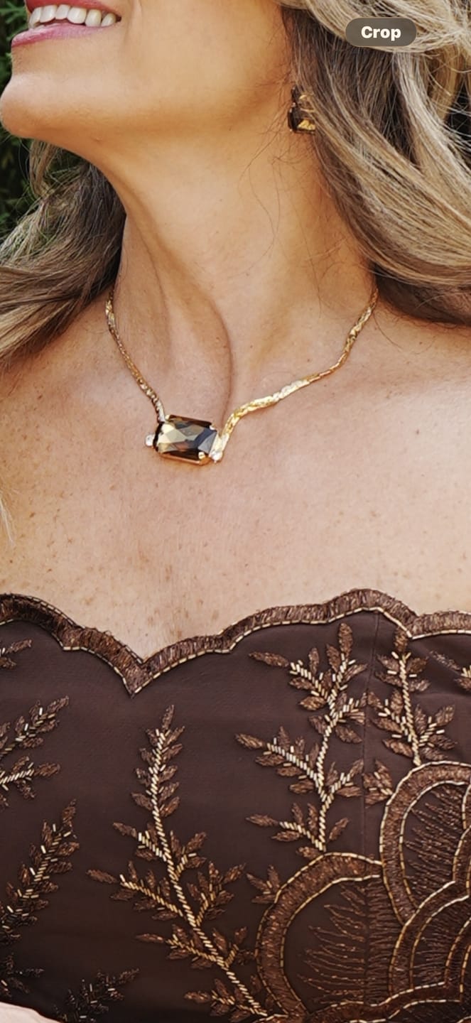 Customer photo review of Gaia Necklace