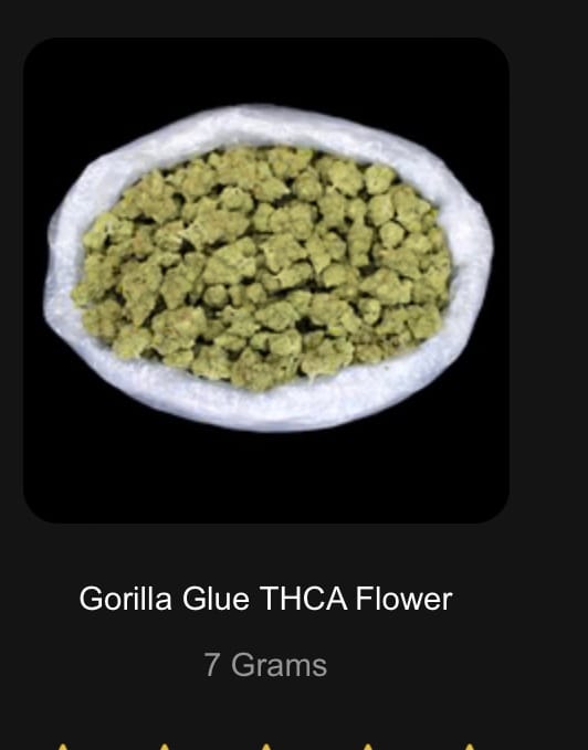 Customer photo review of Gorilla Glue THCA Flower