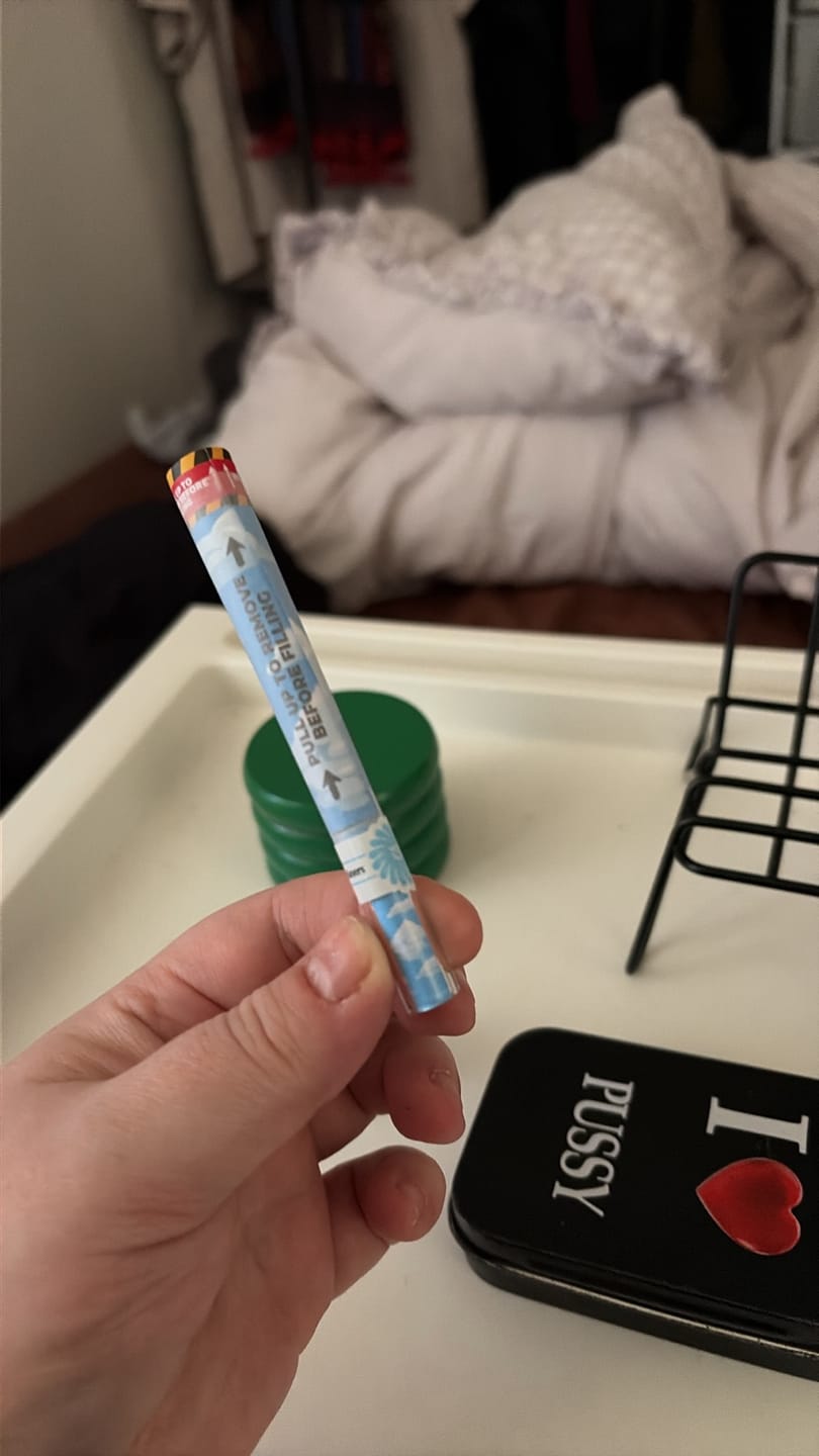 Customer photo review of Glass Tip Cones (2 Pack)