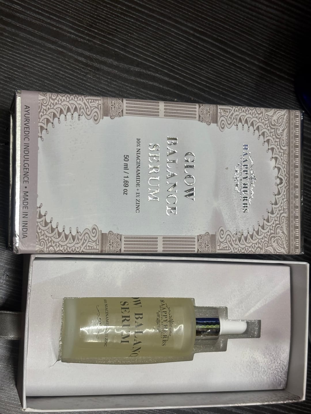 Customer photo review of GLOW BALANCE SERUM ( 50 ml )