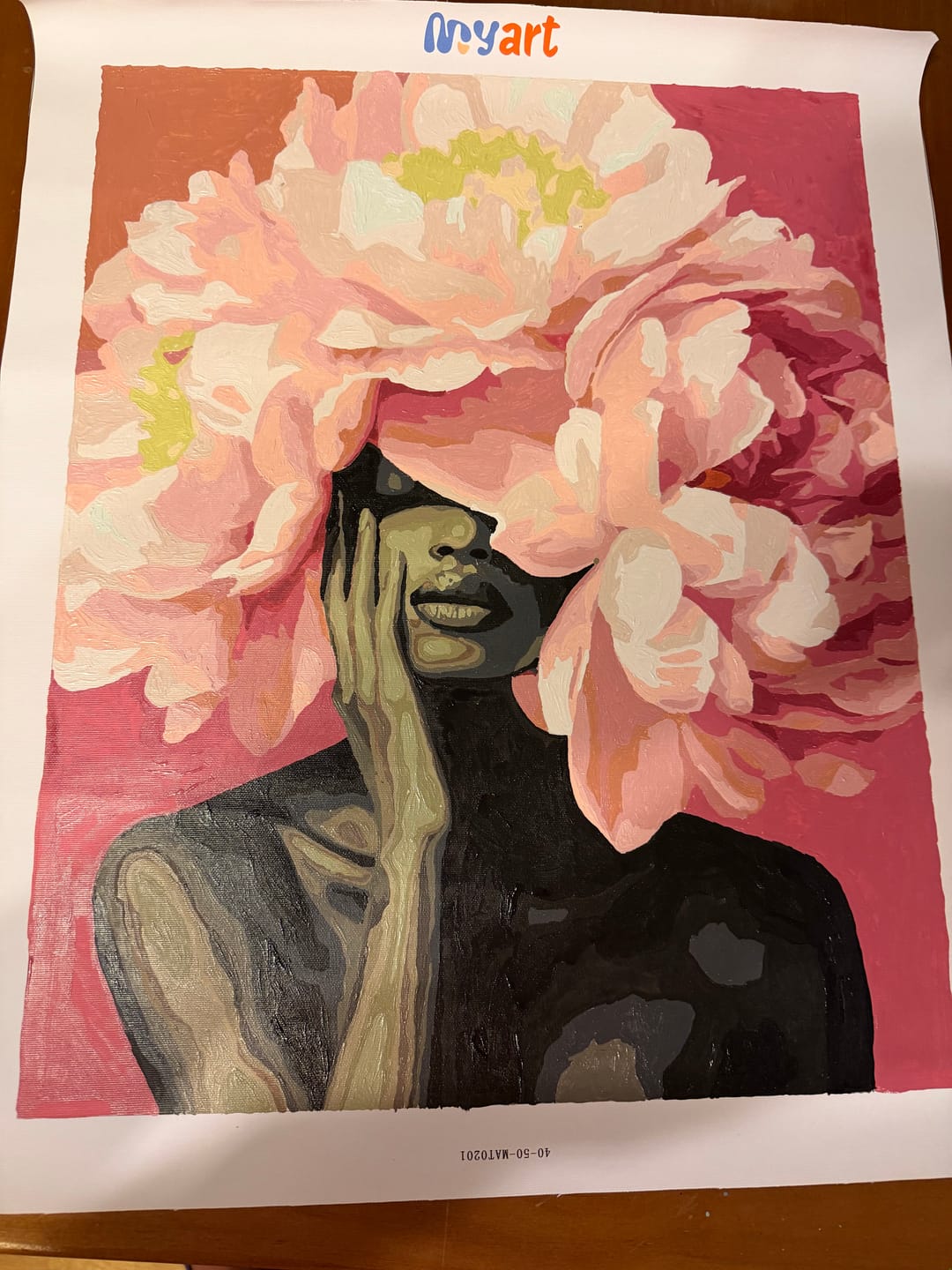 Customer photo review of Whispering Peonies