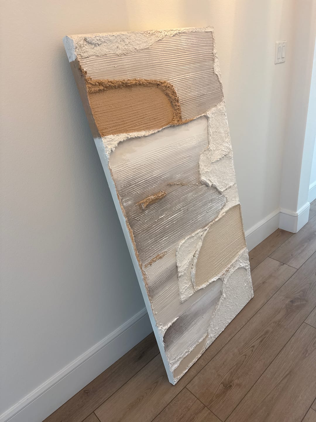 Customer photo review of Plaster Art Texture Painting #SG418