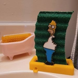 Customer photo review of Homer Sponge Holder