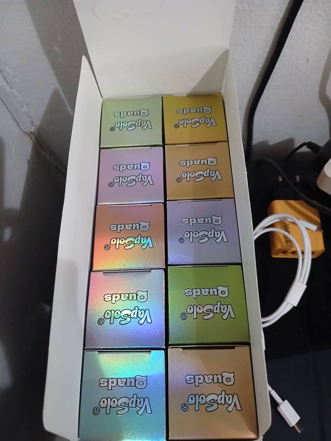 Customer photo review of VAPSOLO QUADS 80k 4en1 | 4 sabores