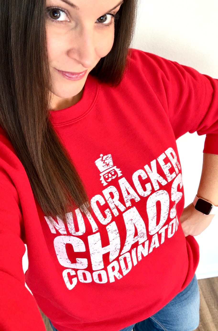 Customer photo review of Nutcracker Chaos Sweatshirt