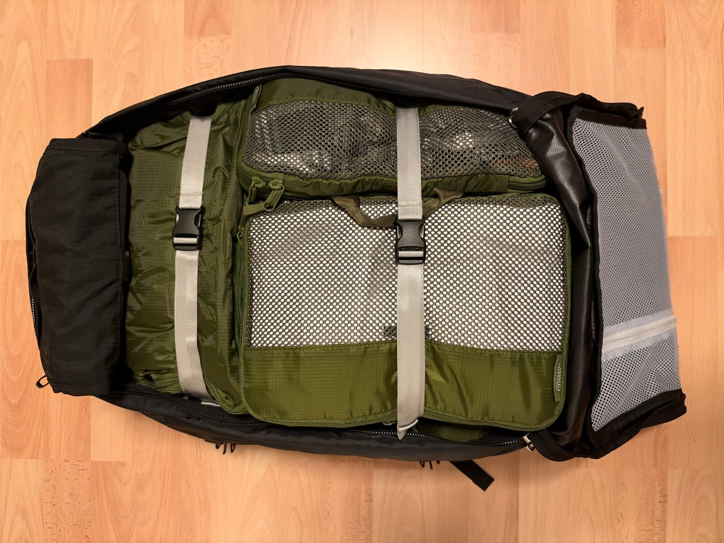 Customer photo review of Compression Packing Cubes | 7pcs Set