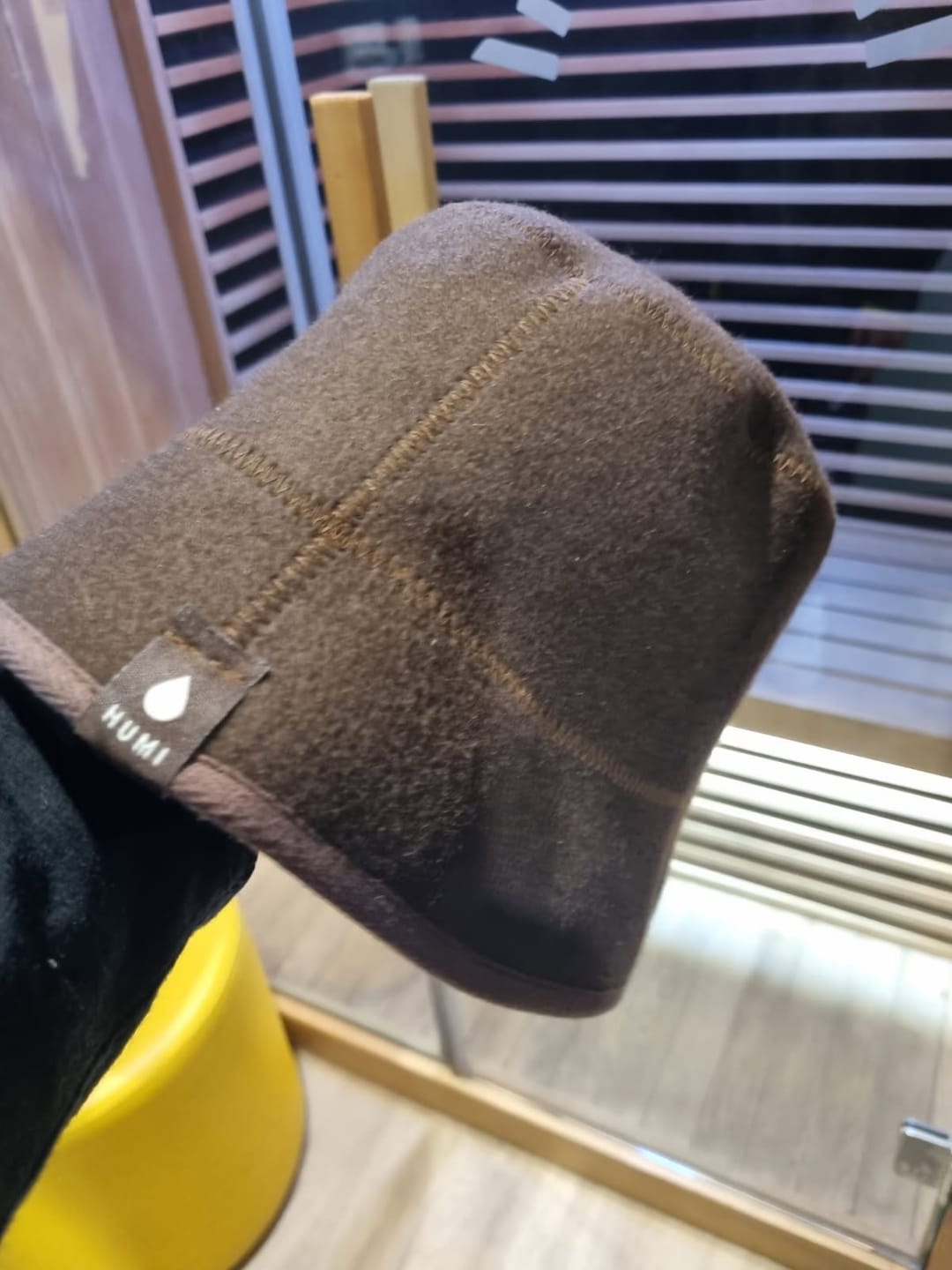 Customer photo review of Humi Sauna Hat