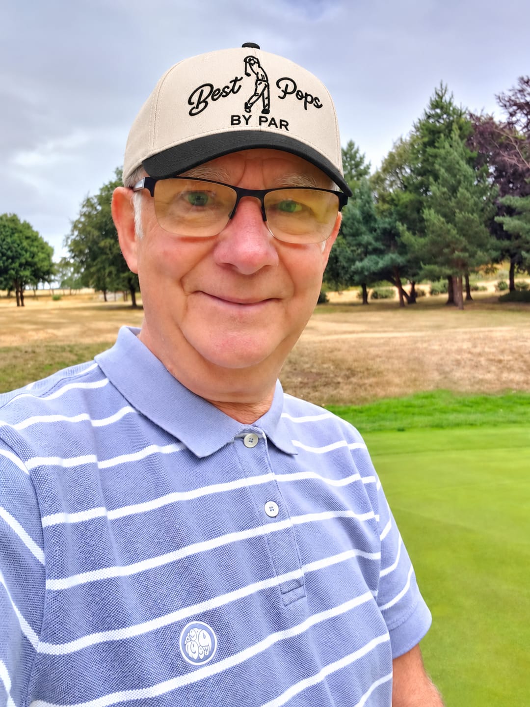 Customer photo review of Custom Best Pops By Par Embroidered Snapback Hat – Funny Golf Gift for Dad