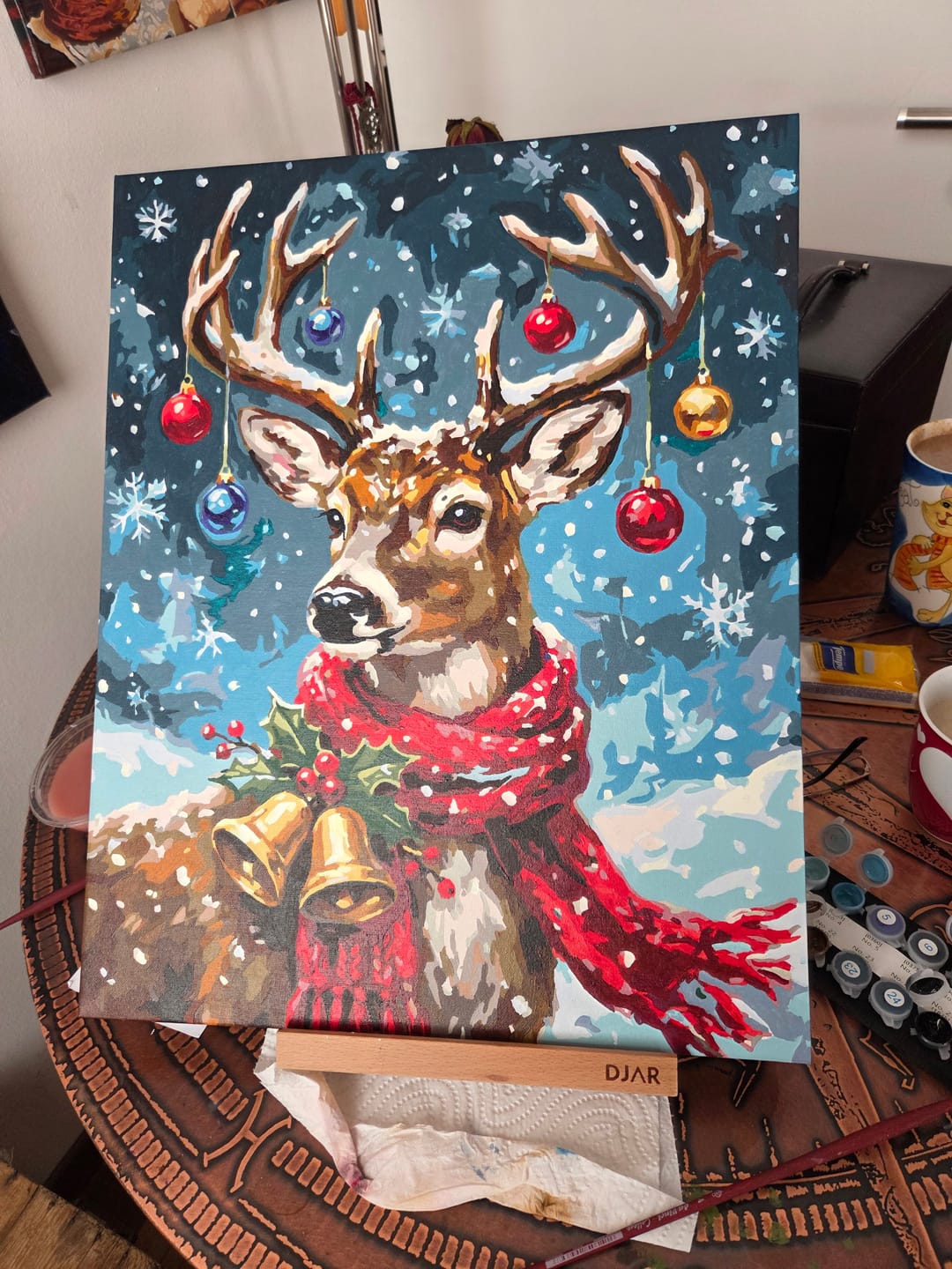 Customer photo review of Winter Forest Reindeer