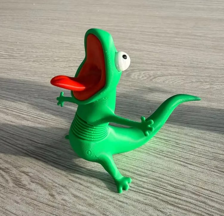 Customer photo review of Bouncing Gecko Ornament