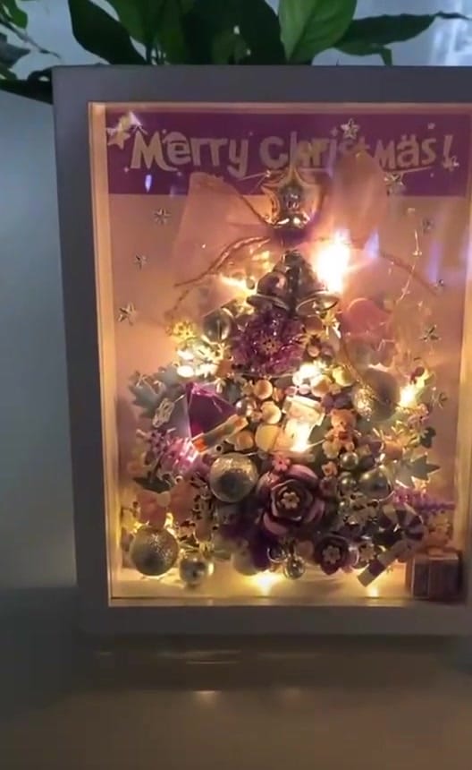 Customer photo review of Purple Christmas Tree Photo Frame(set 1963)