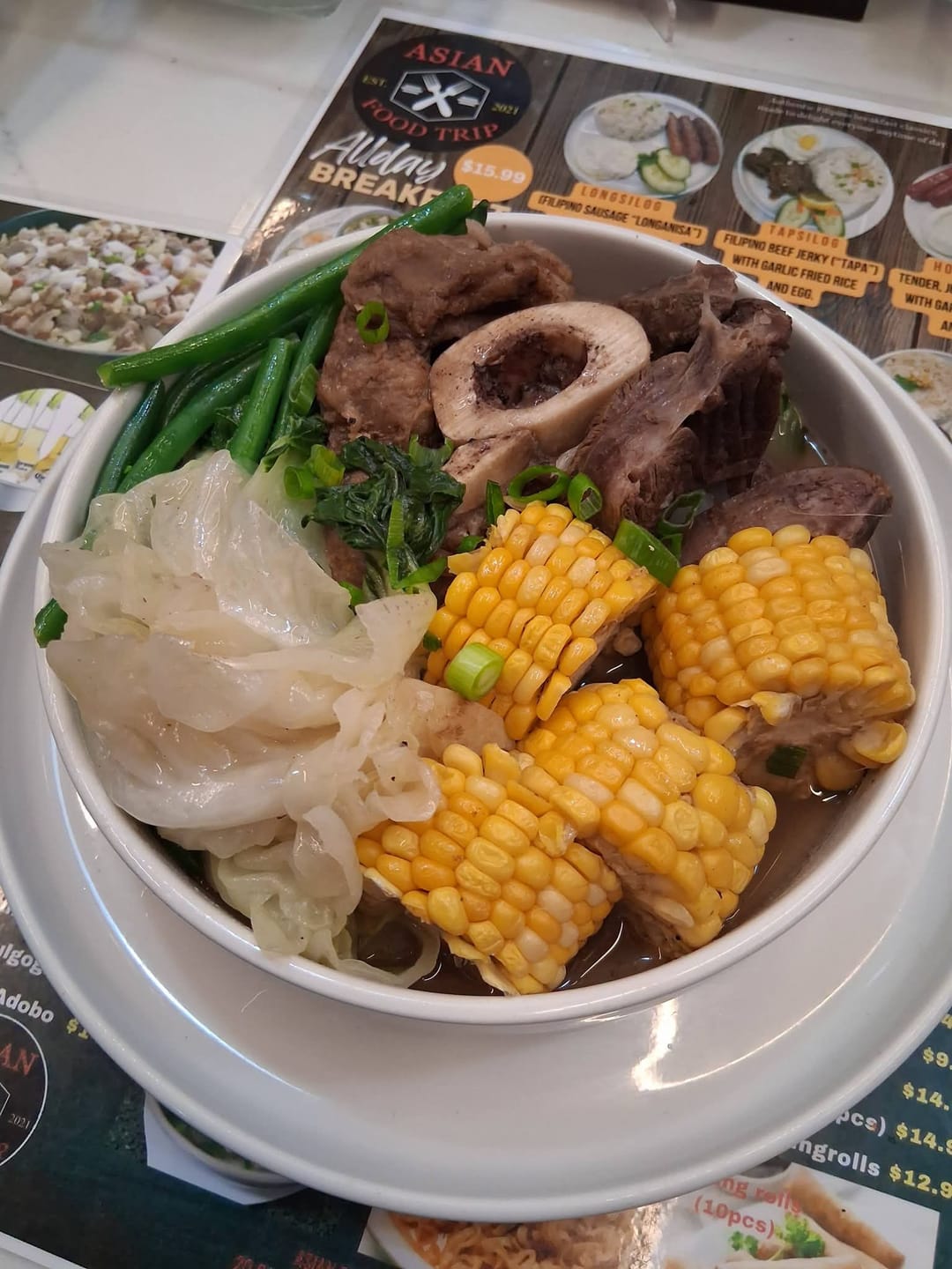 Customer photo review of Google Reviews - Plate
