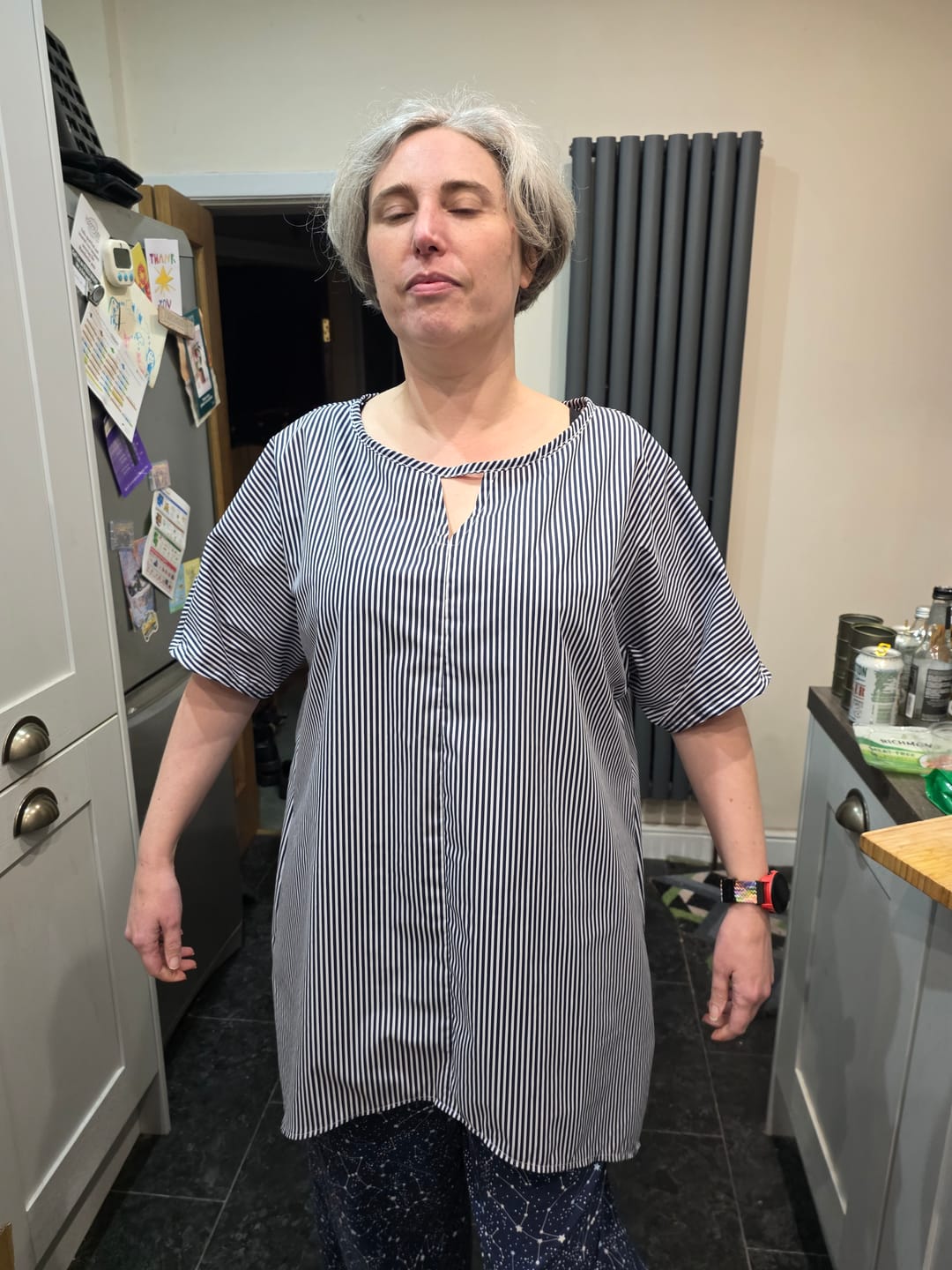 Customer photo review of Candy Stripes Polycotton Fabric