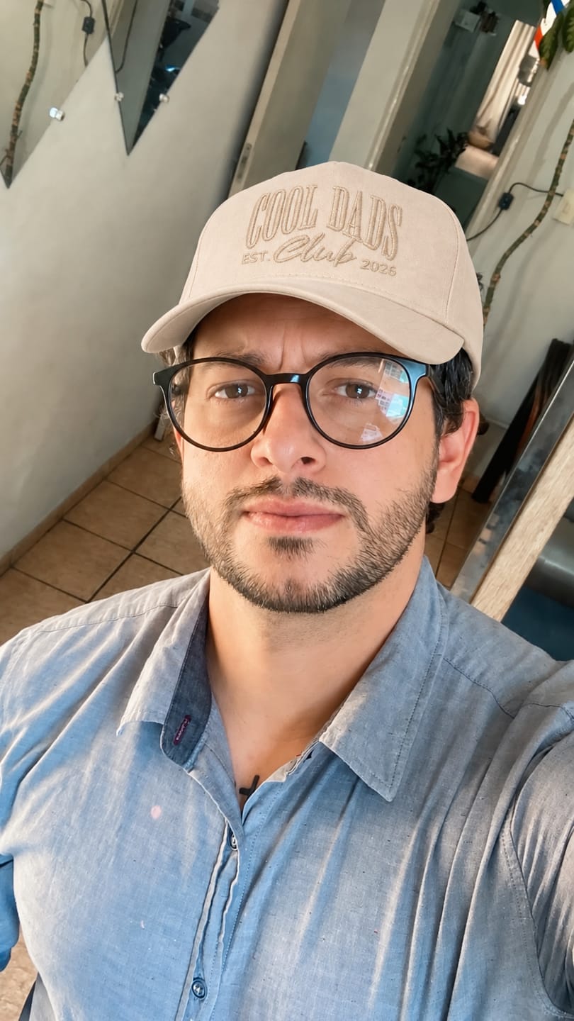Customer photo review of Custom Cool Dads Club Est Snapback Hat – Embroidered Baseball Cap for Dad