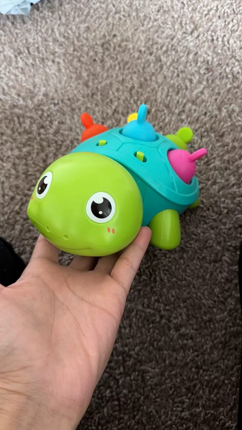 Customer photo review of Tortue sensorielle Montessori