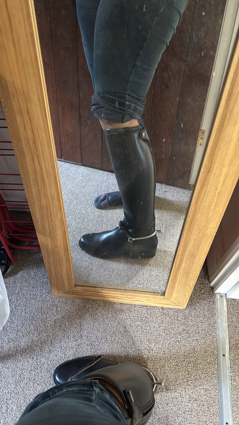 Customer photo review of Showtime Riding Boots
